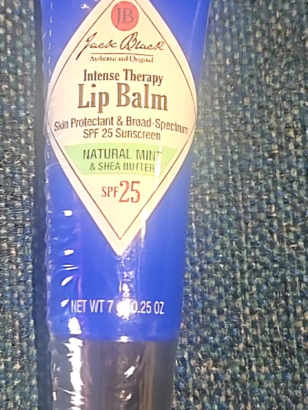 Jack Black Intense Therapy Lip Balm SPF 25 - Blue (Natural Mint & Shea Butter)